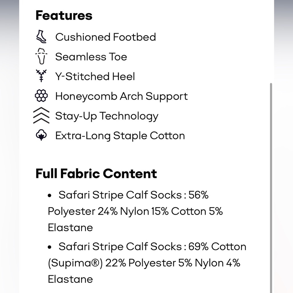 Bombas safari stripe calf socks 🐘 - Picture 11 of 12